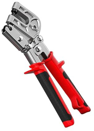 Pinza a crimpare leggera e portatile, per uso multiuso, per cartongesso e cartongesso, strumento di crimpatura per lavori di ristrutturazione