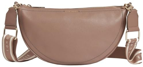 Ted Baker women's webbing leather half moon crossbody bag