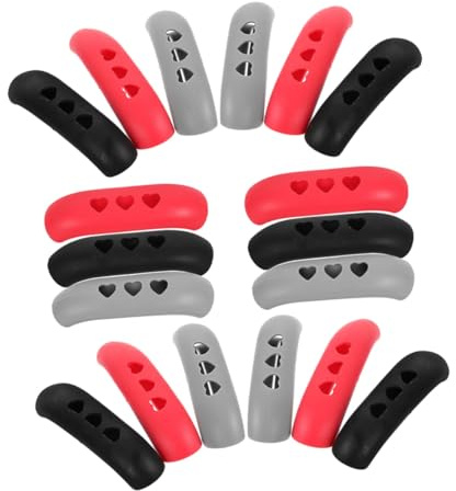 Cabilock Manchons de Poignée pour Usage Quotidien Cuisine Isolants Thermiques 18pcs en Plastique Résistants à la Chaleur Protection Antidérapante pour Poignées de Casseroles et Marmites
