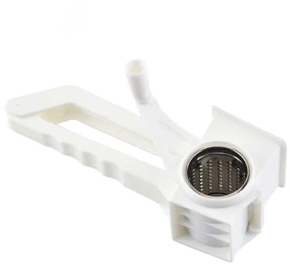 Veemoon Râpe à Fromage Rotative Multifonction en Acier Inoxydable Coupe-Fromage Manuel Lame Tranchante pour Fromages Durs Légumes et Fruits Outil Compact Cuisine et Restaurant