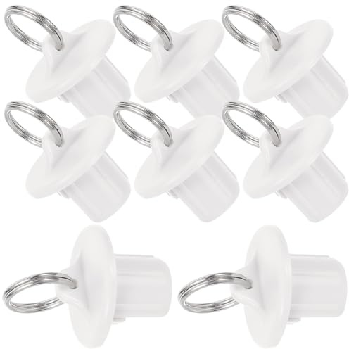 MUSISALY Topes para Extremos de Cuerda Elástica para Persianas Enrollables 8 Piezas Tapas Plásticas Resistentes para Accesorios de Persianas Interiores y Exteriores Repuestos