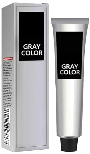 KOAHDE Natural Tinte de Cabello Plateado,Crema de Tinte de Cabello Gris,Crema para Teñir el Cabello Gris,1PC,para un Color Radiante