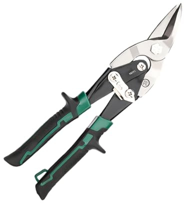 JINGLING plåtsax – 25 cm högerskärande tång, metallsax, för hemrenovering bilreparation byggarbetsplats taktäckningsarbete