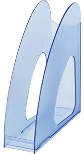 HAN 1611-64 Stehsammler TWIN DIN A4/C4 transluzent-blau