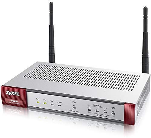 Zyxel ZyWALL 400 Mbit/s Wireless AC UTM-Firewall, empfohlen für bis zu 25 Benutzer (IPsec, SSL) - Nur Hardware [USG40W]