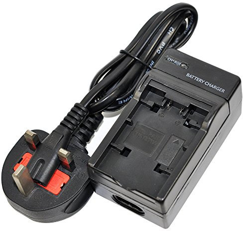 Mains/Car Single Battery Charger for Panasonic VW-VBT190 VW-VBT380 VW-BC10E HC-V110 V160 V180 W570 W580 W850 WX979 WX970 WX990 WXF999 V210 V250 V520 V550 V720 V750 V770 VX980 VX989 Camcorder