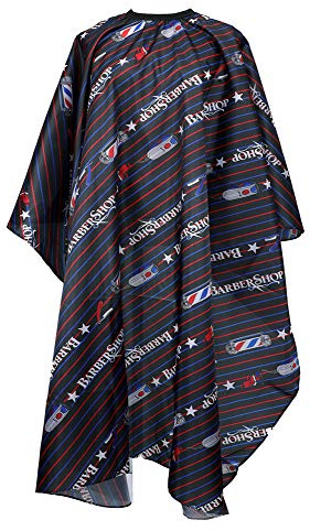Flagsky Professional Barber Cape,Polyester Hair Cutting Salon Cape,Water and Stain Resistant Apron,Cutting Hair Beard Hairdressing Anti-Static Haircut,57×61 inch