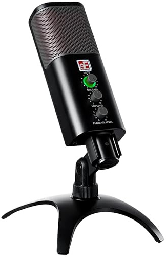 SE Electronics NEOM-USB USB Condenser Microphone, Black