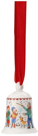 Hutschenreuther Porzellan-Miniglocke 2023-Weihnachtsklänge 5 cm Kinderchor