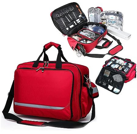 LUCEAE Reiseapotheke Tasche leer Erste-Hilfe-Taschen leer - Erste-Hilfe-Tasche für Trauma, professioneller Mehrfächer-Kit-Träger für medizinische Notfallausrüstung (Color : A)