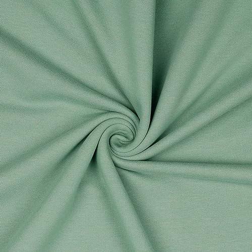 Bio Soft Sweat | Uni | zertifiziert | viele Farben | Meterware (dark mint)