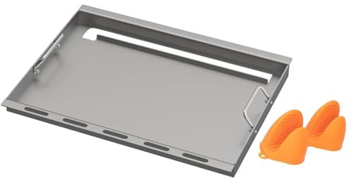 65937 Grille de cuisson pleine taille pour Weber Genesis 300 Pièces de rechange Weber Genesis E310 E320 E330 S310 S320 S330 EP310 EP320 EP330 Grille plate avec poignées, accessoires Weber 7524 7528,