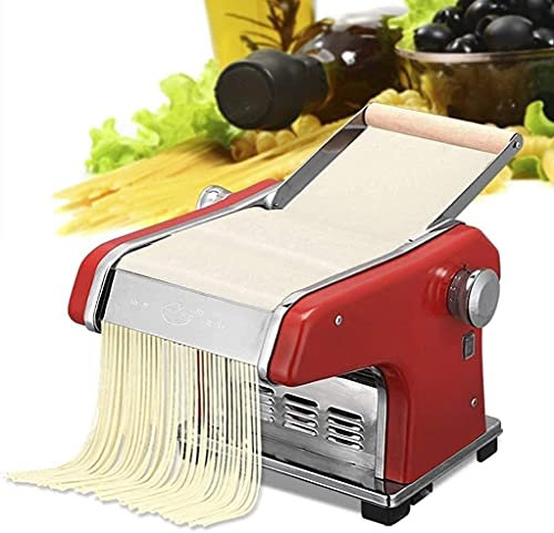 Máquina para hacer pasta Máquina para hacer pasta Máquina para hacer pasta en el hogar Herramienta de cocina Rodillo para espaguetis Cortador de tallarines y lasaña Máquina de acero inoxidab