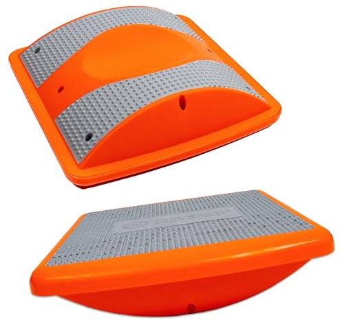 Body Sport Rocker Board for Balance Training, Standing Desk, Physical Therapy & More - Multipurpose, Lightweight, Non-Skid Wobble Board for Home Gym & Office, 400 lb. Weight Capacity