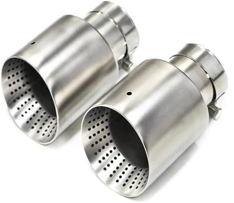 Endrohr Für VW GTI MK7 Für G&olf 7 Auto Endrohre Auto Auspuffblende System Rohr Universal Auspuffblende(ID60MMOD89MM)