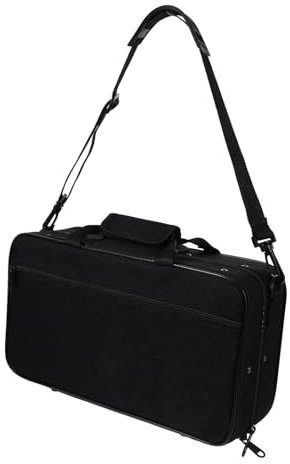 Vaguelly Klarinettenkoffer Aus Gepolsterte Tragetasche Verschleißfeste Aufbewahrungstasche Mit Griffen Für Einfachen Transport Schützt Instrument Vor Stößen Und Kratzern