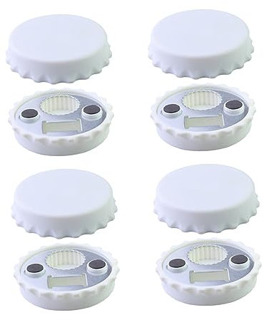 Amosfun 8stücke Kühlschrankmagnete Aus Bierflaschendeckeldesign Für Küche Und Zuhause Als Dekoration Und Flaschenöffner Mit Starkem Magneten