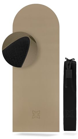 OMNANA® SoGRIP™ Yogamatte rutschfest – PU Yoga Matte mit starkem Grip & Naturkautschuk – Gymnastikmatte, Pilatesmatte,Pilates Matte, Fitnessmatte, Intensives Pilates & Yoga – 190x70cm, 4mm dick