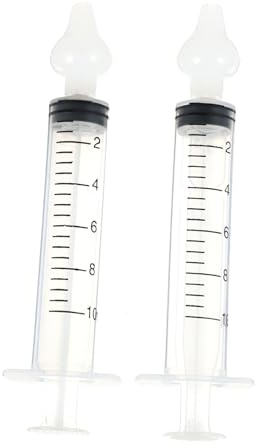 Didiseaon 2juego Lavador Nasal para Bebés Tubo de Aguja Limpiador para Enjuague Nasal Herramienta para Limpieza Lavado Bebbe
