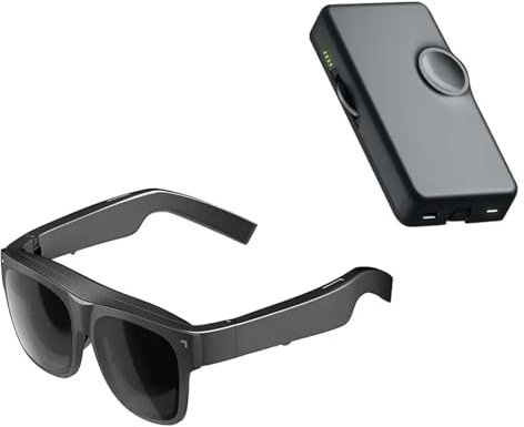 VEKELETE Occhiali AR Realtà Aumentata Occhiali Intelligenti Schermo OLED da 201 Pollici Cinema Stereo 3D Dinamico(Glasses And Portable)
