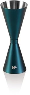 Slim Jigger Nocturn, 3/4,5 cl, Ø 4,5 cm, altezza 12 cm, blu opaco – HLC, acciaio al nichel cromato 18/10