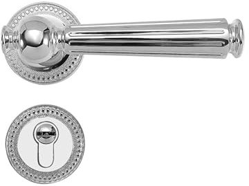 Serratura magnetica silenziosa for interni in stile francese, serratura for porta della camera da letto, serratura in lega di zinco, semplice, maniglia for porta in legno(【72f82】brightchromecolor-72si