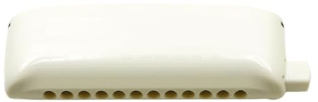 Chromatische Mundharmonika für Anfänger mit 12 Löchern und 48 Noten in C-Taste(White)