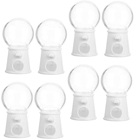 HOUDERCO 8pcs Gumballs 's Twist Gumball Toys Candy Dispenser Machine Boys and Girls Bank Toy