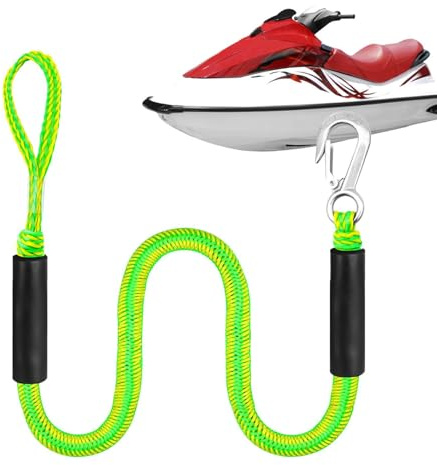 Cavo ormeggio Bungee - Design di controllo elasticizzato, filo per legare forte | Cavo del ponte con blocco terminale intrecciato, di fissaggio rapido con coperture anti-torsione, attrezzatura