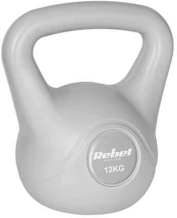 Rebel Electro Kettlebell Bitumen 12 kg RBA-2322G-12 Grå