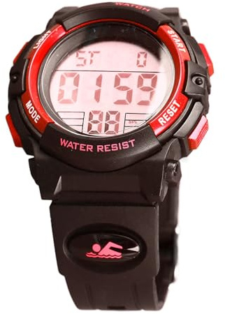 Cocoarm Reloj Deportivo Digital Impermeable para Niños, con Funcionalidad Versátil, Ideal para Niños y Niñas, Resistente Al Agua hasta 50 M, Relojes Electrónicos para, Natación y Baño, Luz Nocturna