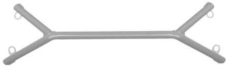 KiBcsLic Barre de Renfort Avant, Accessoires extérieurs Automobiles, pièce de Rechange pour véhicule, Barre Anti-rapprochement en Fer pour VB +, Gris