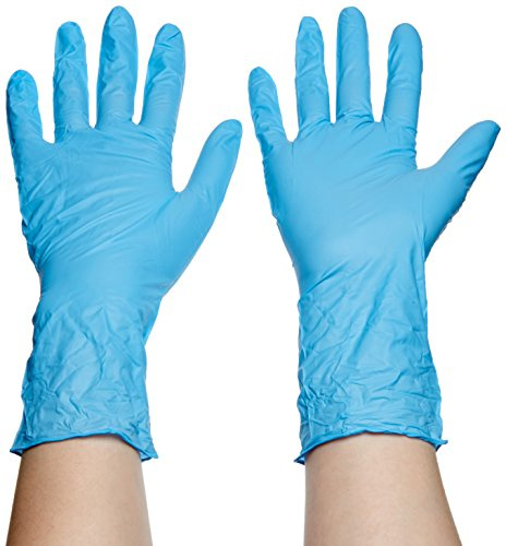 Meditrade Nitril-Handschuhe lang blau L