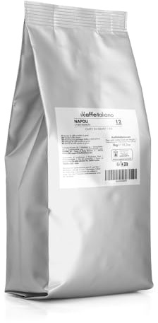 Il caffè italiano - 1 kg de grains de café - Cafè Mélange Napoli intensité 12 - FRHOME