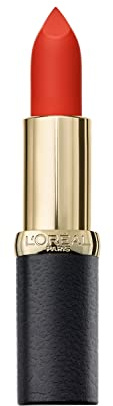 L'Oréal Paris Barra de Labios Color Riche Mate Pintalabios, Mate Rojo 358 Lava