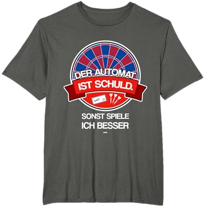 Dart Spruch Lustig Outfit 180 Für Dartspieler Kostüm Hemd T-Shirt