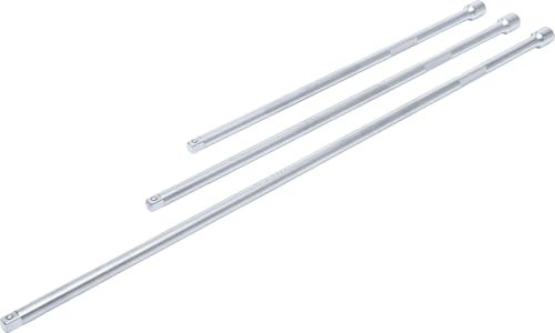 BGS 6855 | Extension Bar Set | 10 mm (3/8) | 375 / 450 / 600 mm | 3 pcs. | Outlet, external square 10 mm (3/8 inch), chrome vanadium steel, chrome-plated, matt