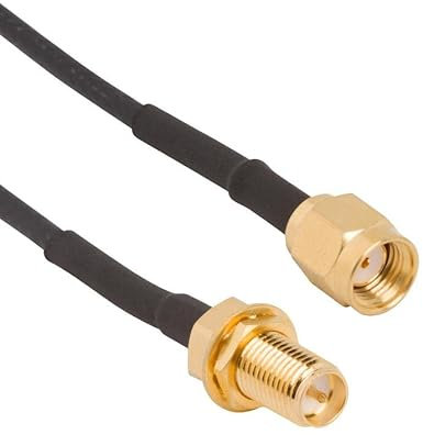 Cavo RF, spina SMA RP a jack BHD, 6.6FT, connettori RF assemblati cavi coassiali, 095-902-538M200