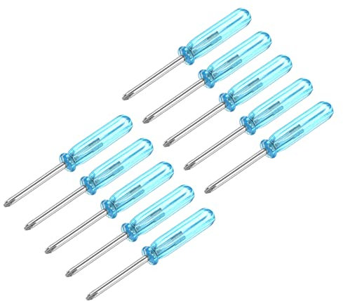 sourcing map Mini Phillips Screwdriver, 2.0mm Cross Head 45mm Length for Small Appliances Repair, 10 Pcs
