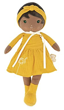 Kaloo - My First Fabric Doll Naomie 12.5” Tall - Ages 0+ - Cuddling with Plush Figure Toys - Machine Washable - Fabric dolls have been a source of comfort to children for thousands of years
