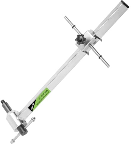Mimoke Profesional Acero Inoxidable Bicicleta Desviador Percha Alineación Herramienta Calibre Herramienta de alineación precisa para reparación y Mantenimiento de Bicicletas