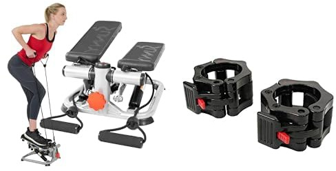 Sunny Health & Fitness Ganzkörper Stepper SF-S0978 + Shark Klemmverschluss-Kragen NO. 076