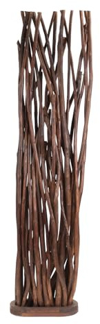 Äste RAUMTEILER Botanic | Teak Holz,170cm | Braun | Paravent, Holz Trennwand, Sichtschutz, Zweige Dekoobjekt, Raumtrenner, Teak Äste Dekoobjekt