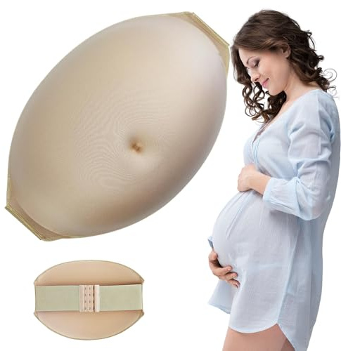 Peosaard Fausse Enceinte du Ventre Enceinte Sponge Grossesse Belly Confortable Artificielle Faux Ventre léger maternité