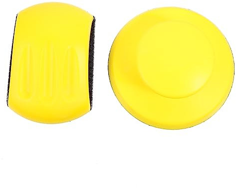CHILDWEET 2pcs Manual Sanding Discs Hand Rest Self-adhesive Pu Foams for Drill Grinding Discs Pads Foam Sanding Pads