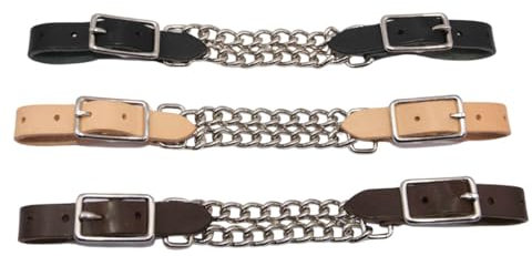 Amesbichler Reitsport AMKA Western Kinnriemen mit doppelter Kette