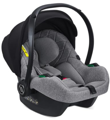 Avionaut Cosmo AirFlow – Babyschale 0–13 kg, 40–87 cm, i-Size, Autositz ab Geburt, leicht & sicher, für Isofix-Basis geeignet (Grey)