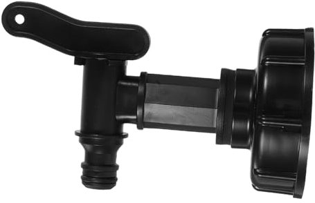 SEWOART Junta De Barril para Depósito De Agua De Lluvia Válvula De Caudal Grifo De Jardín Exterior Accesorios para Barriles De Lluvia