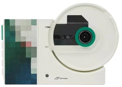Luobannm Reproductor de CD de Pared con Control Remoto, Altavoz de Audio para el Hogar, USB, Compatible con Bluetooth, Entrada Auxiliar, Reproductor de CD de Color Verde.