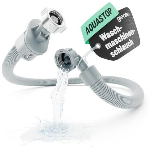 greate Aquastop manguera lavadora 1,5 m 3/4 pulg - tubo lavadora entrada agua con válvula de seguridad